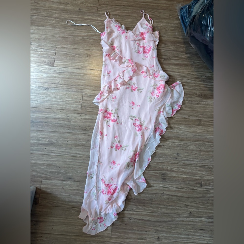 Floral Ruffle Maxi Dress